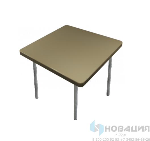 Стол обеденный (столешница квадратная из искусственного камня)