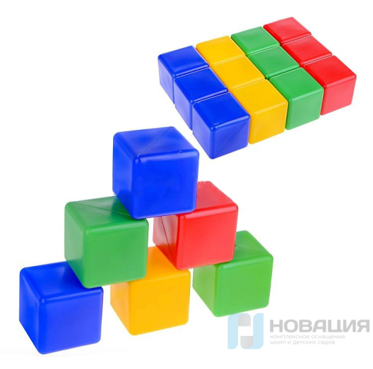 Игровой набор Кубики большие (12 шт.)