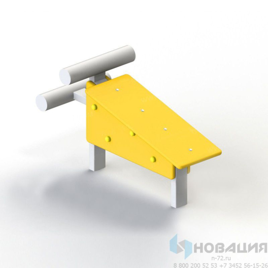 Тренажер уличный для пресса, 1020х505 мм